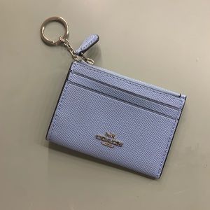 Blue Coach Card Holder BRAND NEW